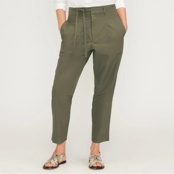 EVERLANE The Poplin Pleated Taper Pant Size 6 NWT